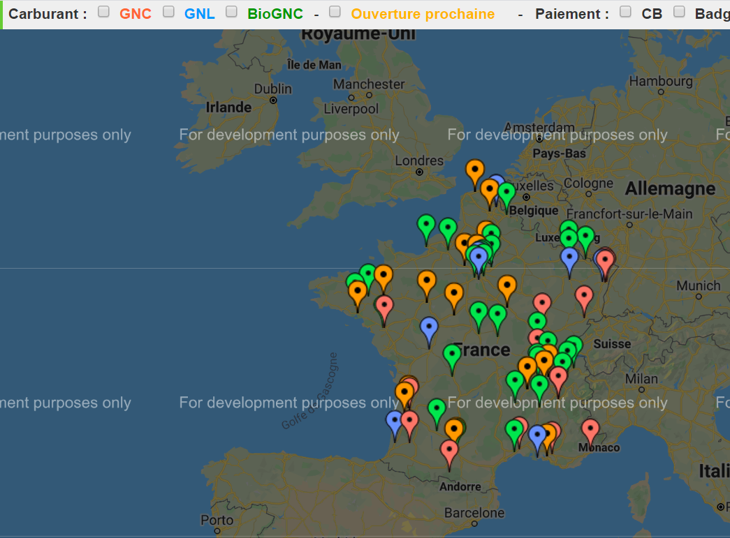 Carte GNV